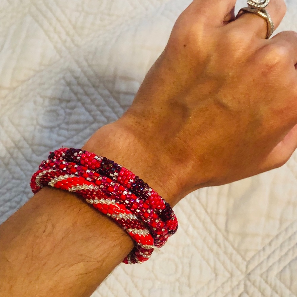 Beaded bracelets (set of 3)